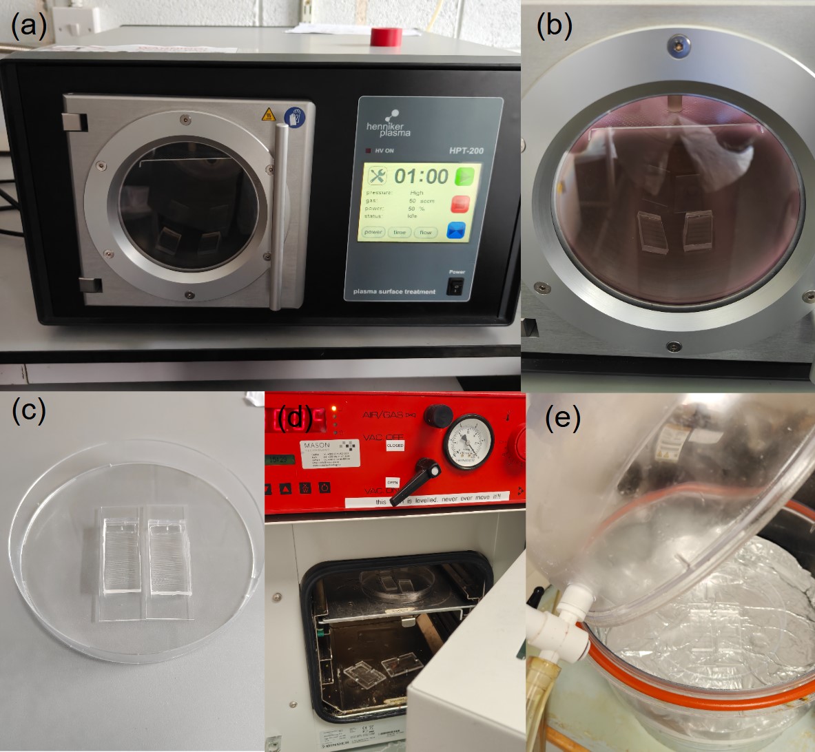 Oxygen plasma bonding